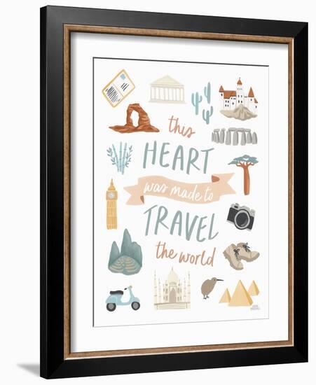 Around the World IV-Laura Marshall-Framed Art Print