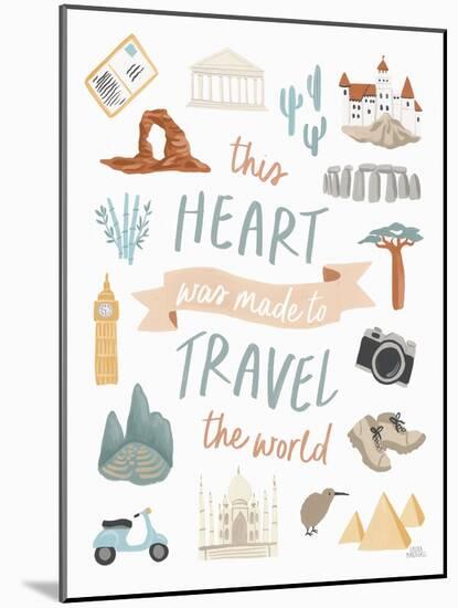 Around the World IV-Laura Marshall-Mounted Art Print