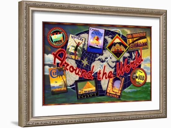 Around the World Tours-Kate Ward Thacker-Framed Giclee Print