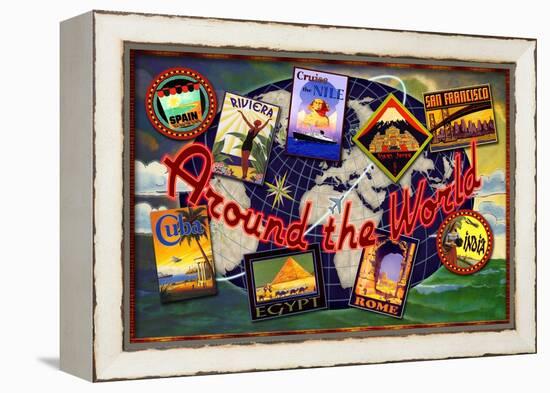 Around the World Tours-Kate Ward Thacker-Framed Premier Image Canvas