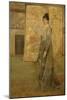 Arrangement in Flesh Color and Grey: the Chinese Screen-James Abbott McNeill Whistler-Mounted Giclee Print