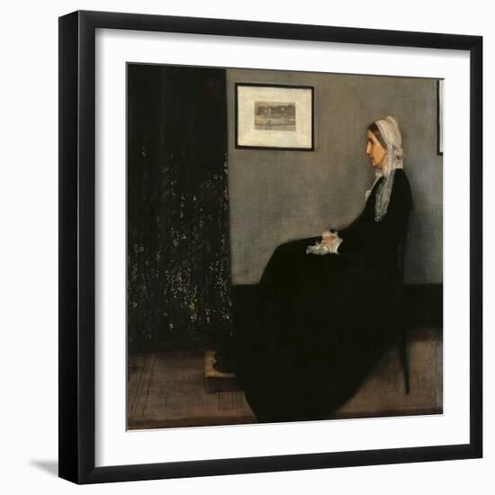 Arrangement in Gray and Black No. 1 (Portrait of the Painters Mother)-null-Framed Giclee Print