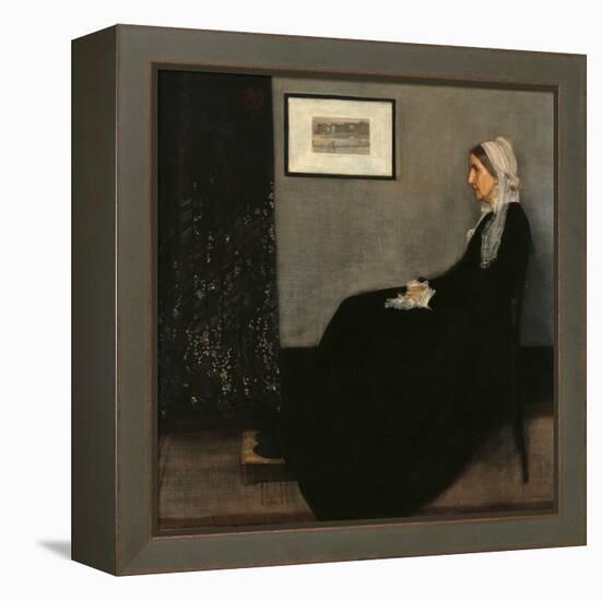 Arrangement in Gray and Black No. 1 (Whistler's Mother)-James Abbott McNeill Whistler-Framed Stretched Canvas