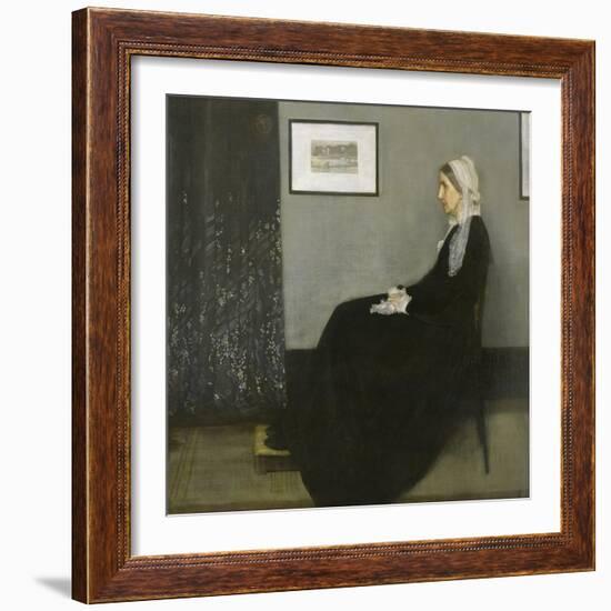 Arrangement in Grey and Black No. 1-James Abbott McNeill Whistler-Framed Giclee Print