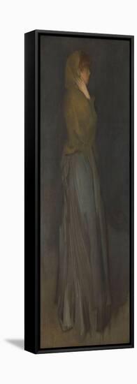 ‘Arrangement in Yellow and Gray’: Effie Deans, c.1876-78-James Abbott McNeill Whistler-Framed Premier Image Canvas