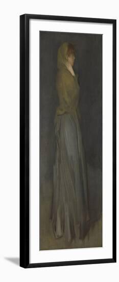 Arrangement in Yellow and Gray-James Abbott McNeill Whistler-Framed Art Print