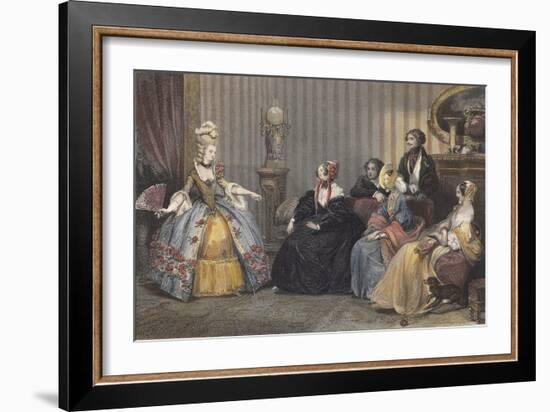 Arrangements for the Ball at the Opera-Eugene Roger-Framed Giclee Print