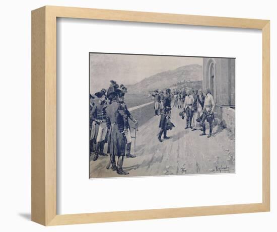 'Arranging for Masséna's Capitulation at Cornigliano, Near Genoa', 1896-Unknown-Framed Giclee Print