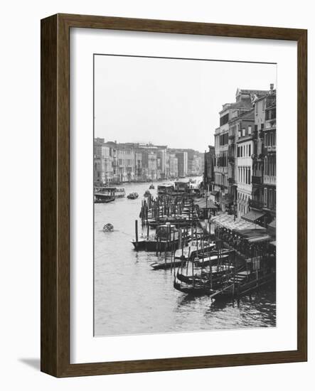 Array of Boats, Venice-Cyndi Schick-Framed Art Print