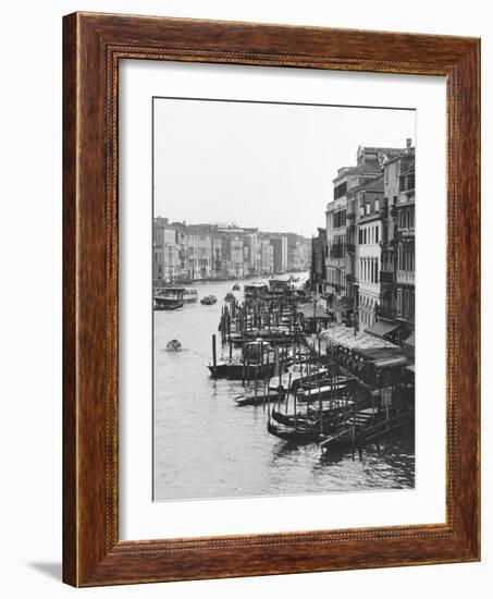 Array of Boats, Venice-Cyndi Schick-Framed Art Print