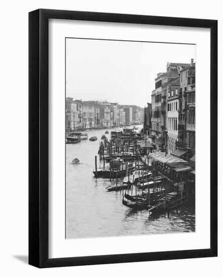 Array of Boats, Venice-Cyndi Schick-Framed Art Print