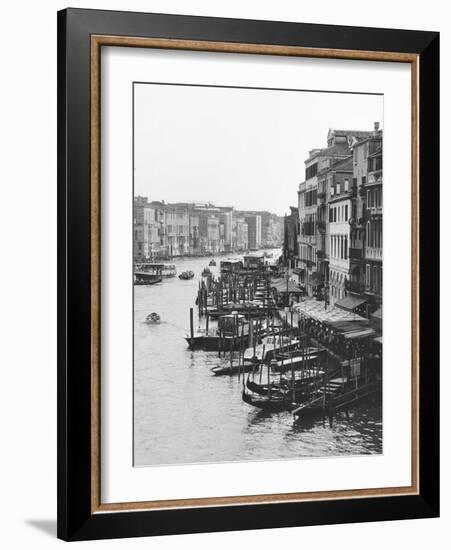 Array of Boats, Venice-Cyndi Schick-Framed Art Print