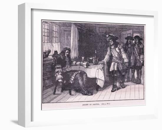 Arrest of Argyll Ad 1661-Walter Stanley Paget-Framed Giclee Print