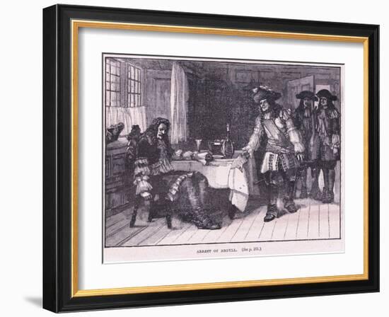 Arrest of Argyll Ad 1661-Walter Stanley Paget-Framed Giclee Print