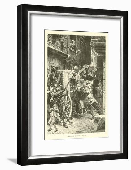 Arrest of Broussel-null-Framed Giclee Print