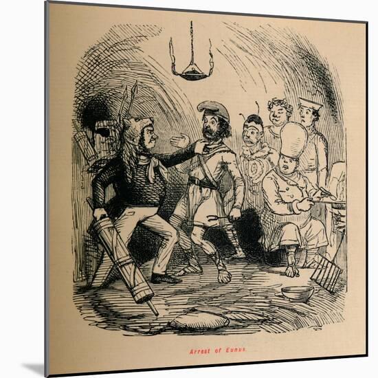 'Arrest of Eunus', 1852-John Leech-Mounted Giclee Print