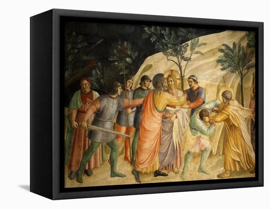 Arrest of Jesus and Judas' Kiss, Fresco 1437-45, Dormitory, Convent of San Marco, Florence, Italy-Fra Angelico-Framed Premier Image Canvas