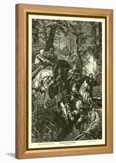 Arrest of Luther, by Harrach-null-Framed Premier Image Canvas