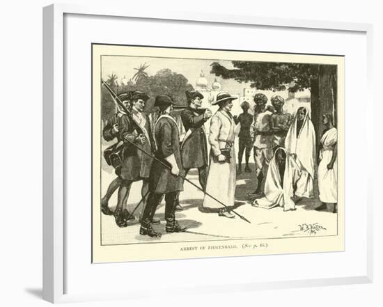 Arrest of Ziegenbalg-null-Framed Giclee Print