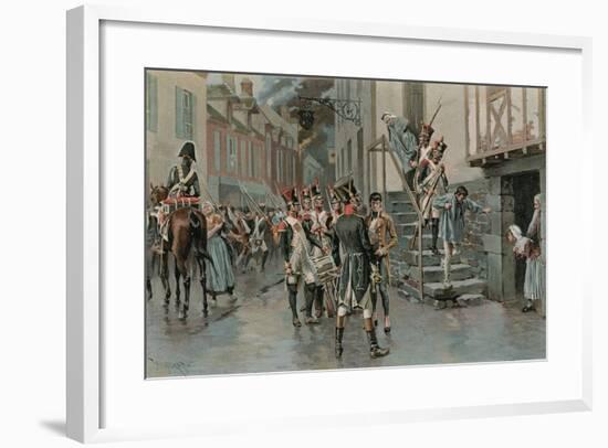 Arresting Deserters-Thure De Thulstrup-Framed Giclee Print