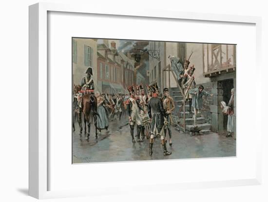 Arresting Deserters-Thure De Thulstrup-Framed Giclee Print
