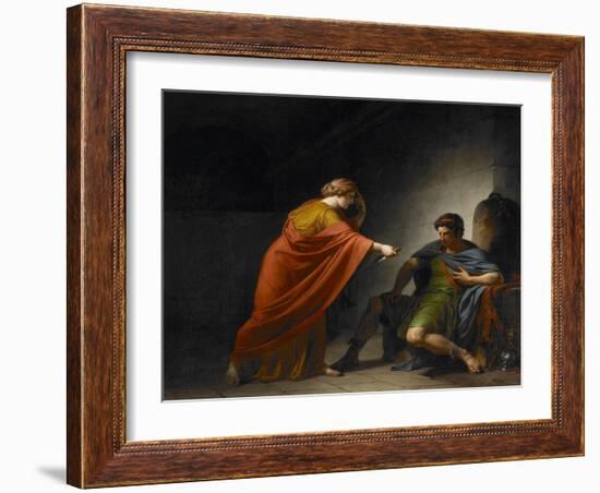 Arria and Paetus, 1784-Francois Andre Vincent-Framed Giclee Print