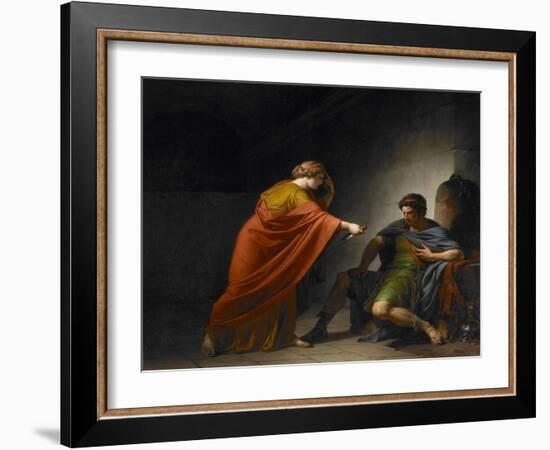 Arria and Paetus, 1784-Francois Andre Vincent-Framed Giclee Print