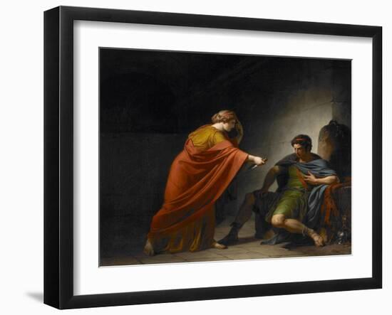 Arria and Paetus, 1784-Francois Andre Vincent-Framed Giclee Print