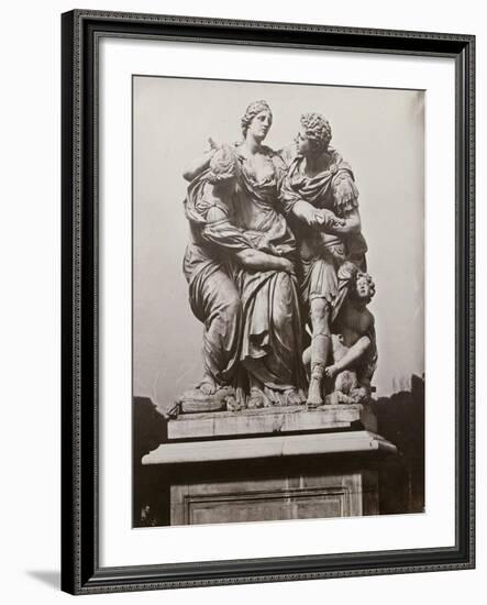 Arria and Poetus by Pierre le Paultre, Tuileries Gardens, 1859-Charles Negre-Framed Giclee Print