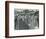 'Arrival in England. Captain Cecil Foster and his chief officer Gravesend, August, 1923, (1936)-Unknown-Framed Photographic Print