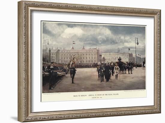 Arrival in Front of the Royal Palace-null-Framed Giclee Print