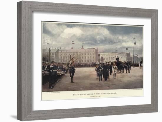 Arrival in Front of the Royal Palace-null-Framed Giclee Print