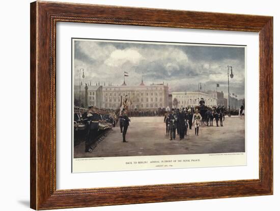 Arrival in Front of the Royal Palace-null-Framed Giclee Print