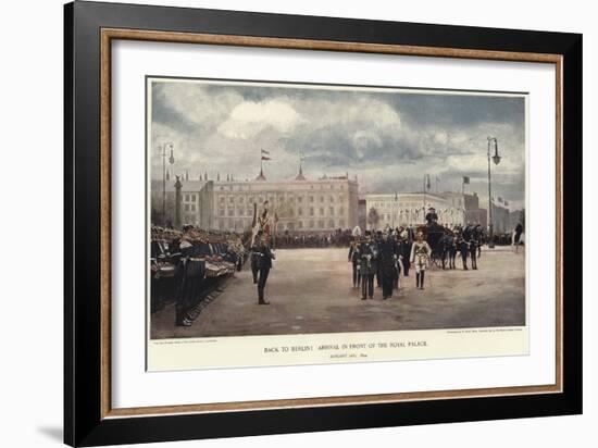 Arrival in Front of the Royal Palace-null-Framed Giclee Print