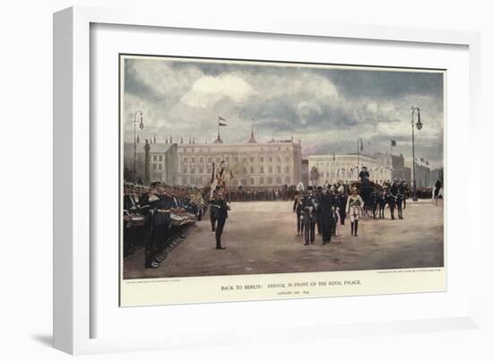 Arrival in Front of the Royal Palace-null-Framed Giclee Print