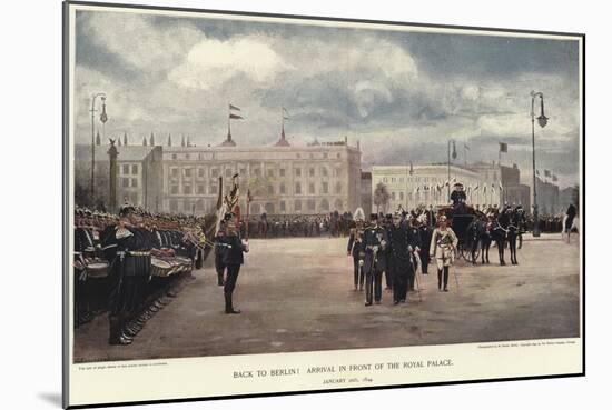 Arrival in Front of the Royal Palace-null-Mounted Giclee Print