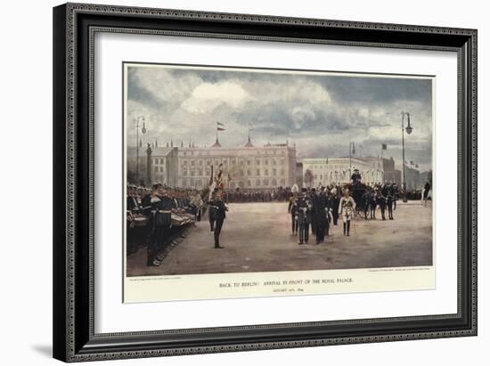 Arrival in Front of the Royal Palace-null-Framed Giclee Print