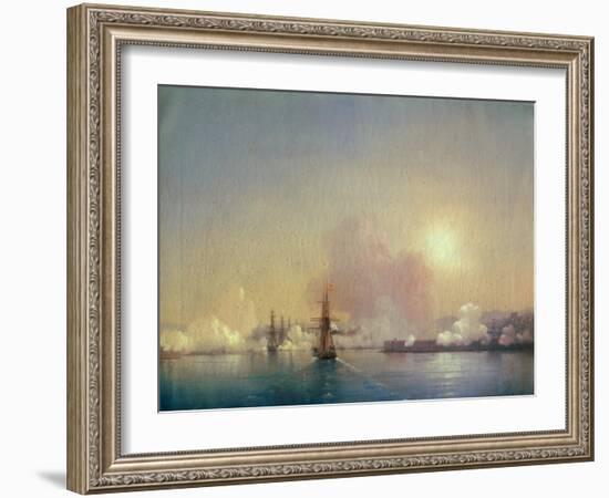 Arrival Into Sebastopol Bay, 1852-Ivan Konstantinovich Aivazovsky-Framed Giclee Print