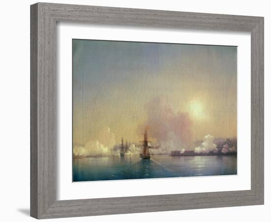 Arrival Into Sebastopol Bay, 1852-Ivan Konstantinovich Aivazovsky-Framed Giclee Print