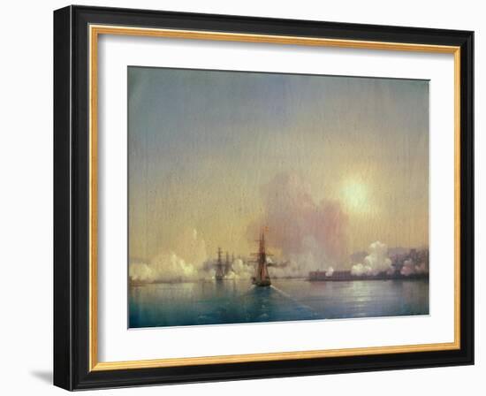 Arrival Into Sebastopol Bay, 1852-Ivan Konstantinovich Aivazovsky-Framed Giclee Print