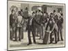 Arrival of Army Reserve Men at Barracks in London-null-Mounted Giclee Print