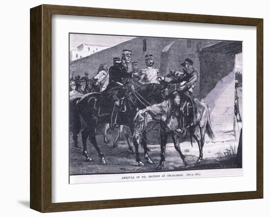 Arrival of Brydon at Jelalabad Ad 1842-William Barnes Wollen-Framed Giclee Print