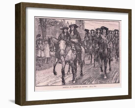 Arrival of Charles at Oxford Ad 1681-William Barnes Wollen-Framed Giclee Print