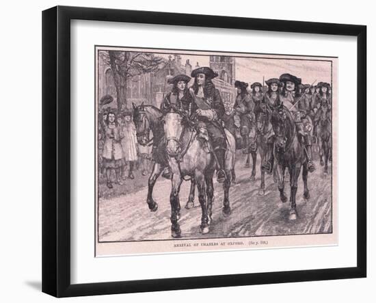 Arrival of Charles at Oxford Ad 1681-William Barnes Wollen-Framed Giclee Print