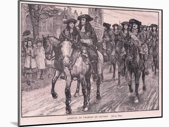 Arrival of Charles at Oxford Ad 1681-William Barnes Wollen-Mounted Giclee Print