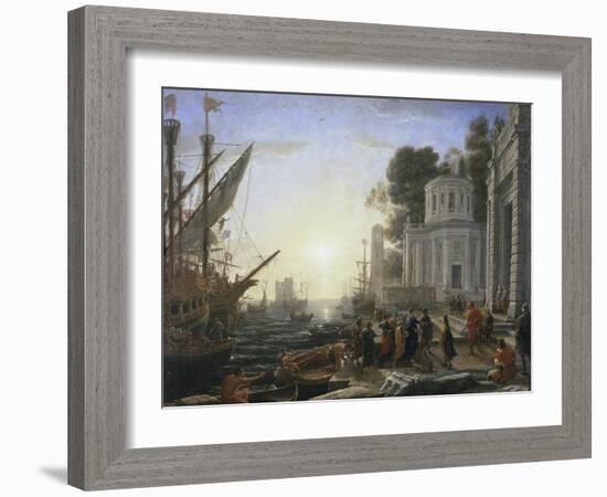 Arrival of Cleopatra-Claude Lorraine-Framed Giclee Print