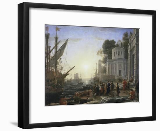 Arrival of Cleopatra-Claude Lorraine-Framed Giclee Print
