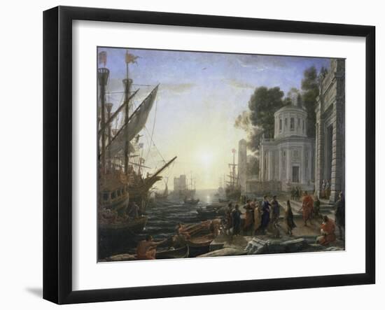 Arrival of Cleopatra-Claude Lorraine-Framed Giclee Print