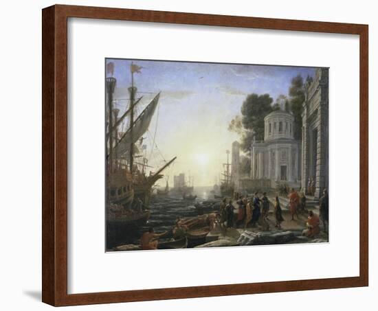 Arrival of Cleopatra-Claude Lorraine-Framed Giclee Print