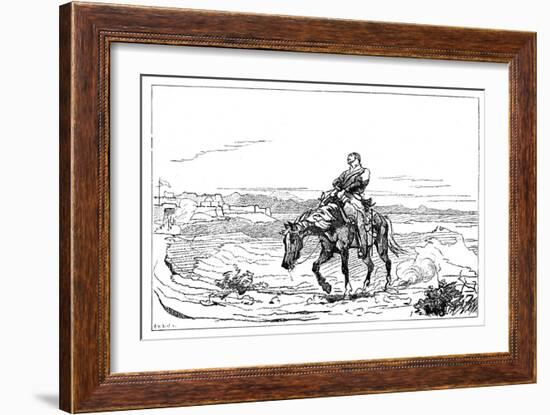 Arrival of Dr Brydon at Jalalabad, January 1842-Elizabeth Butler-Framed Giclee Print